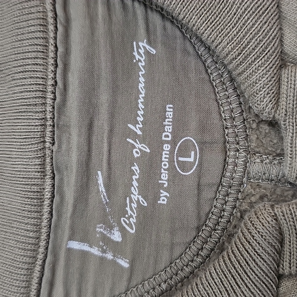 Citizens Of Humanity Brown Cropped Sweatshirt Knit Blazer, Y2K New w/tag, Sz L - Picture 6 of 12